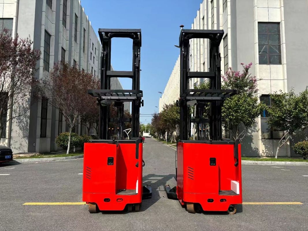 Double Deep Reach Electric Forklift with 48V 400AH Battery Capacity 1500 KG Load Capacity Lifting Height 8500 mm